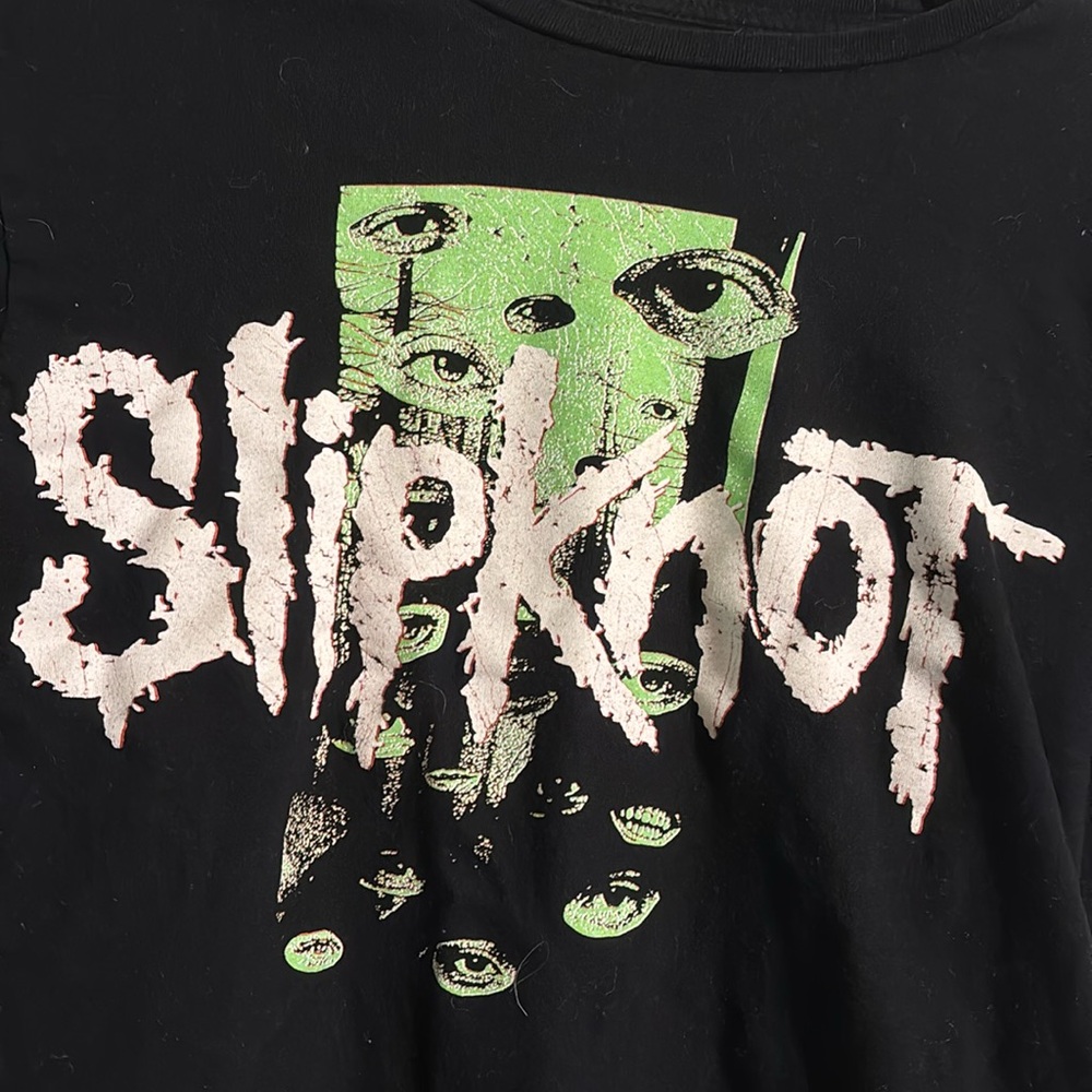 Slipknot - Eyes/Baby Doll Faces Black T Shirt , Medium, EUC Only call